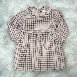 Pink and Grey long sleeve dress